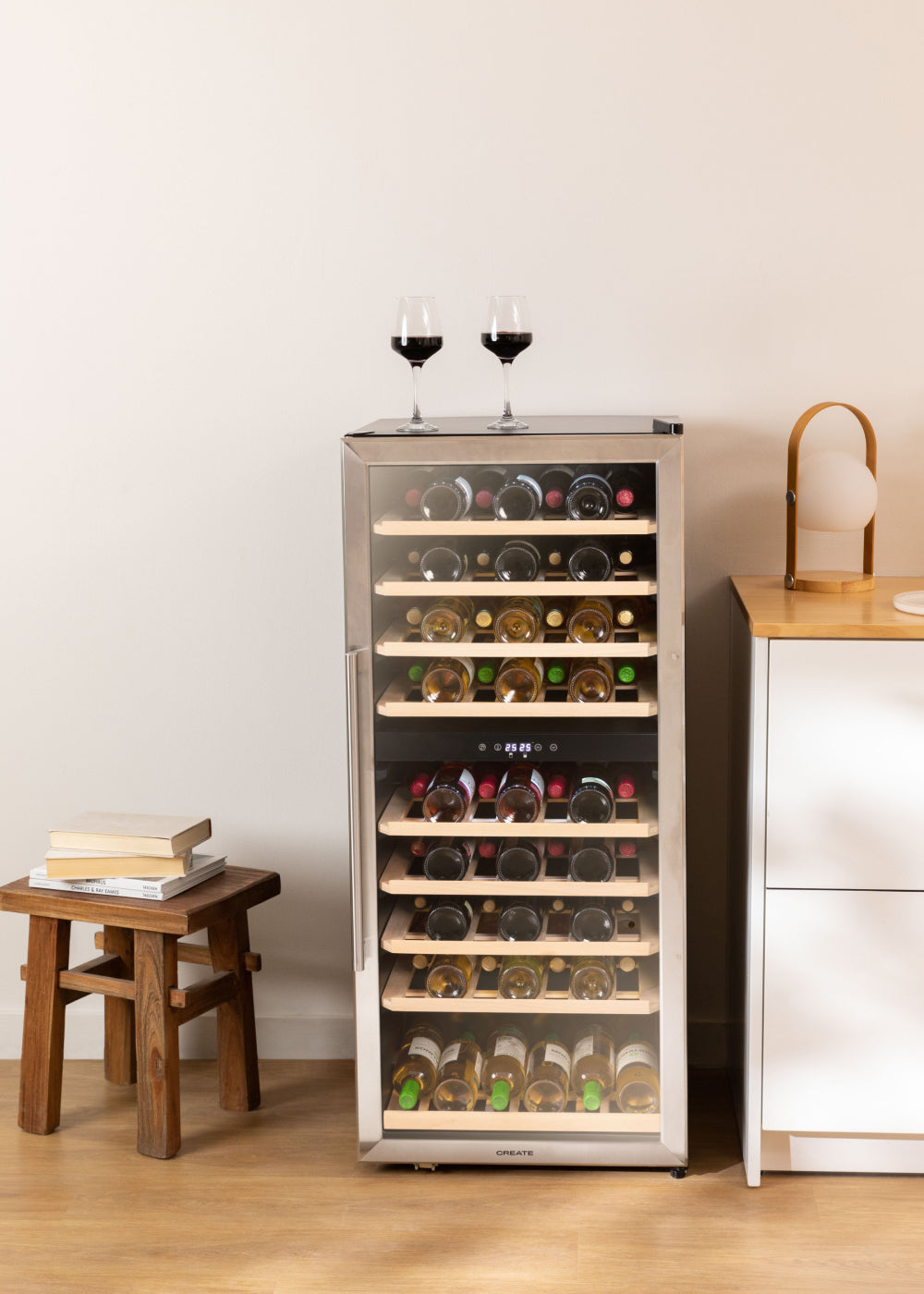 WINECOOLER XXL - Vinoteca refrigerada 70 botellas